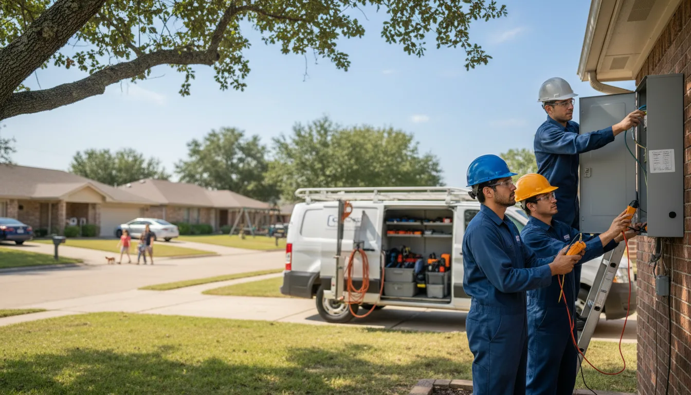 Certified electrician providing emergency electrical services in Crawfordsville, IA